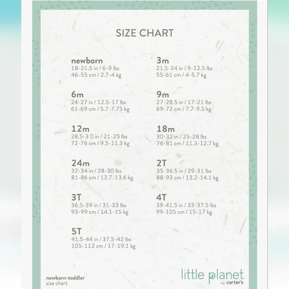 little planet by carter's unisex-baby 3-pack Short Sleeve Bodysuits